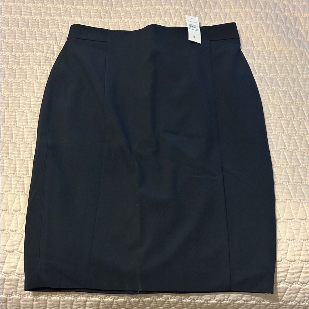 Ann Taylor Classic Navy Pencil Skirt
